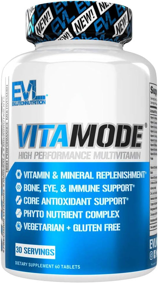 EVL Advanced Daily Multivitamin - Men's Multivitamin with Essential Minerals Phytonutrient Complex and VitaMode Active Mens Vitamins for Energy with Lycopene for Muscle Bone and Immune Support