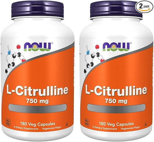 Now Foods L-Citrulline 750 mg - 180 Capsules
