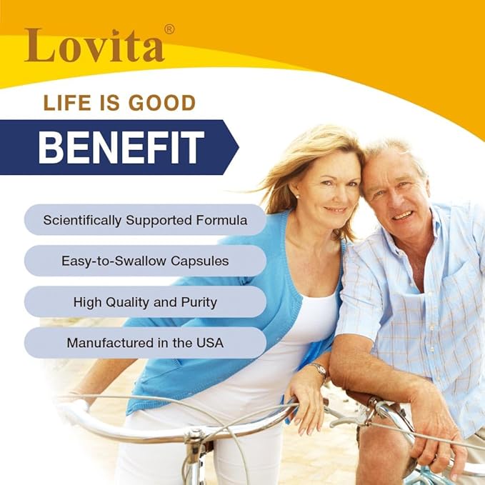 Lovita Vitamin K2 + D3, 400 IU Vegan Vitamin D3 & 120 mcg Vitamin K2 (MK-7), 2 in 1 Formula, Immune Vitamin Complex, Supports Your Heart, Teeth and Immune Function, 30 Vegetarian Capsules (Pack of 3)
