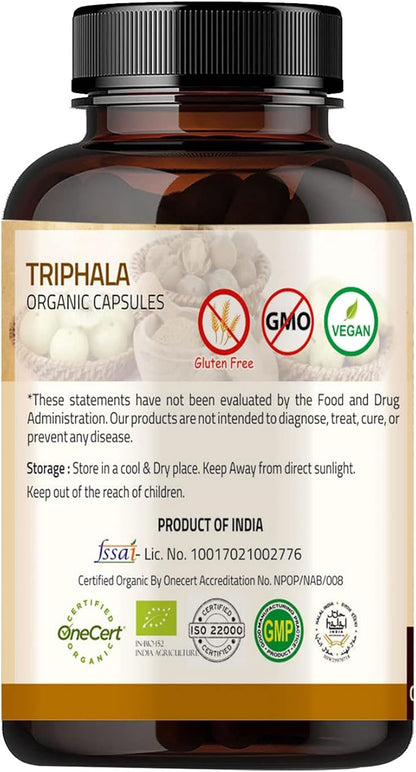 Triphala 120 Capsules,
