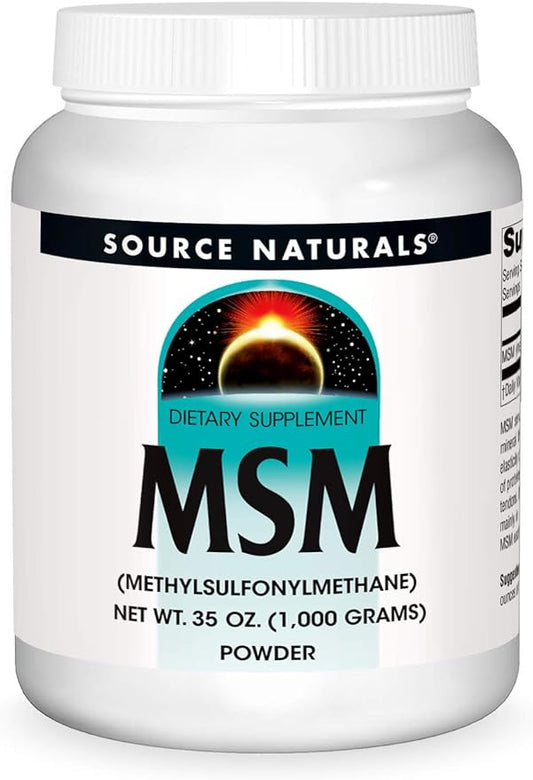 Source Naturals MSM (Methylsulfonylmethane) Net WT. 35 Ounce (1,000 Grams) - Powder
