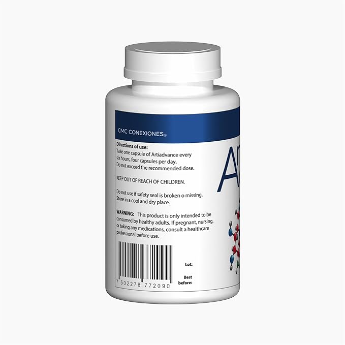 ARTIADVANCE Glucosamine Chondroitin, 100 Veggie caps - 550 mg Each- Joint Bone, and Muscle Whole Body Support
