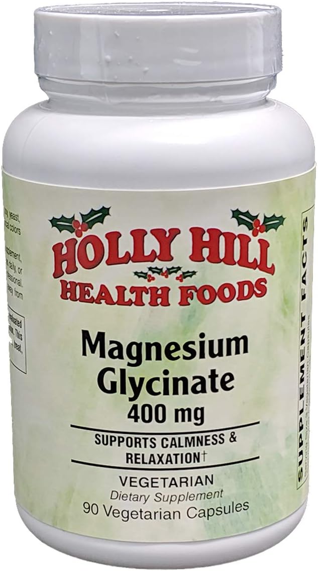 Magnesium Glycinate 400mg, 90 Vegetarian Capsules