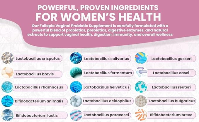 Probiotics for Women 100 Billion CFU – 34 Strains with Digestive Enzymes, Cranberry, D-Mannose & Prebiotics – Vaginal Probiotics for pH Balance, Odor, UTI, Yeast Infection & Gut Health – 60 CT