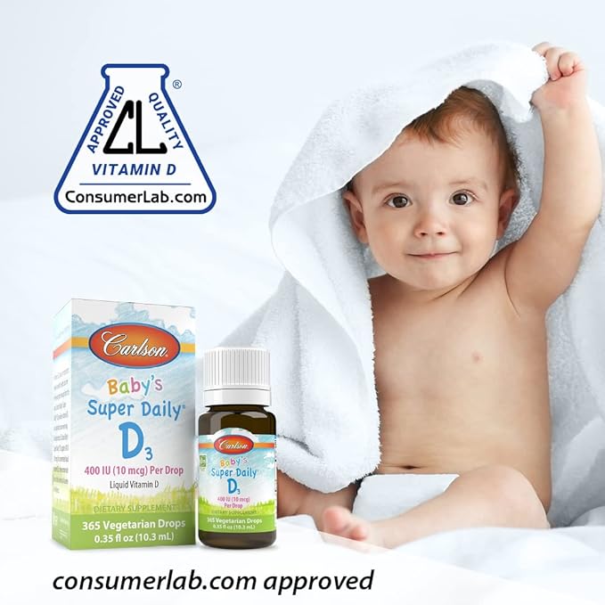 Carlson Laboratories Super Daily D3 for Baby, 0.086 Fl oz