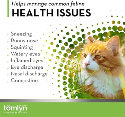 Tomlyn Immune Support Daily L-Lysine Supplement: Maple-Flavored Lysine Gel for Cats and Kittens, 5oz