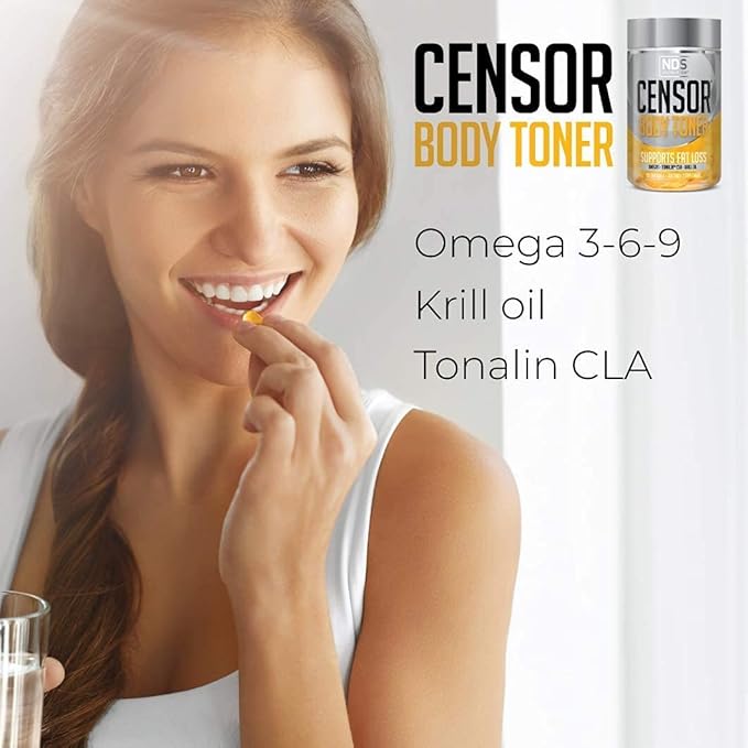 NDS Nutrition 4.0 Razz Lemonade (40 Servings) & NDS Nutrition Censor (90 Softgels)