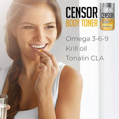 NDS Nutrition 4.0 Razz Lemonade (40 Servings) & NDS Nutrition Censor (90 Softgels)