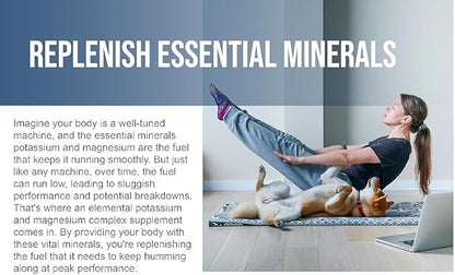 Magnesium Potassium Citrate Nutricost Potassium (400mg) Magnesium (400 mg) Citrates, 60Capsules -PLANTIMEX Dietary Supplement 60 Tablets. (800 mg)