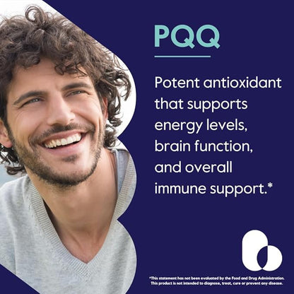 BESTVITE PQQ 20mg (Pyrroloquinoline Quinone) (240 Vegetarian Capsules) (120 x 2) - No Stearates - Vegan - Non GMO - Gluten Free