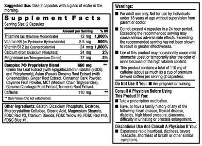 ILIOS Dexatrim Max Complex-7 | Lose Weight & Burn Fat w/Seven Healthy Ingredients Designed to Boost Energy & Reduce Hunger, Packed, 60 Capsules, 2 Pack Packaging