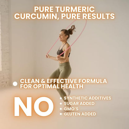 Turmeric Curcumin with Black Pepper – 90 Capsules for Whole-Body Health Support and Overall Wellness