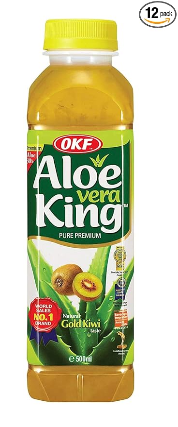 OKF Aloe Vera King Drink (Gold Kiwi, 12)