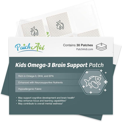 Kids Omega-3 Topical Patch by PatchAid 30-Day Supply