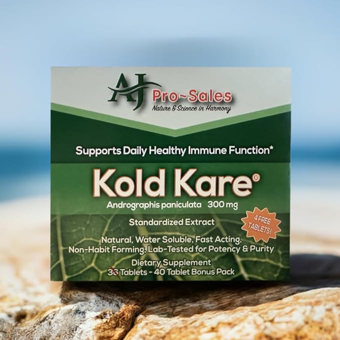 Daily Immune Health Function, 40 Count - Effective Against Cold, Sinus, Allergy Symptoms | Non-Habit Forming | No Side Effects