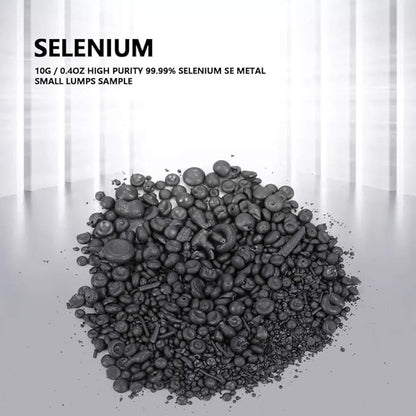 Selenium, 99.99% Selenium Metal Se Metal High Purity Selenium Small Lumps Sample 10g / 0.4oz Industrial Welding Welding