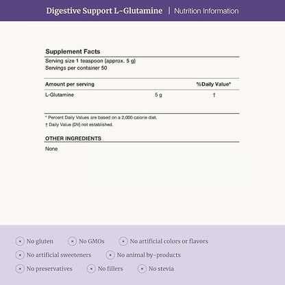 Nuzest Bethany’s Pantry – Digestive Support L-Glutamine Powder – Amino Acid Dietary Supplement - Gut and Immune Health 8.8 oz (50 Servings)
