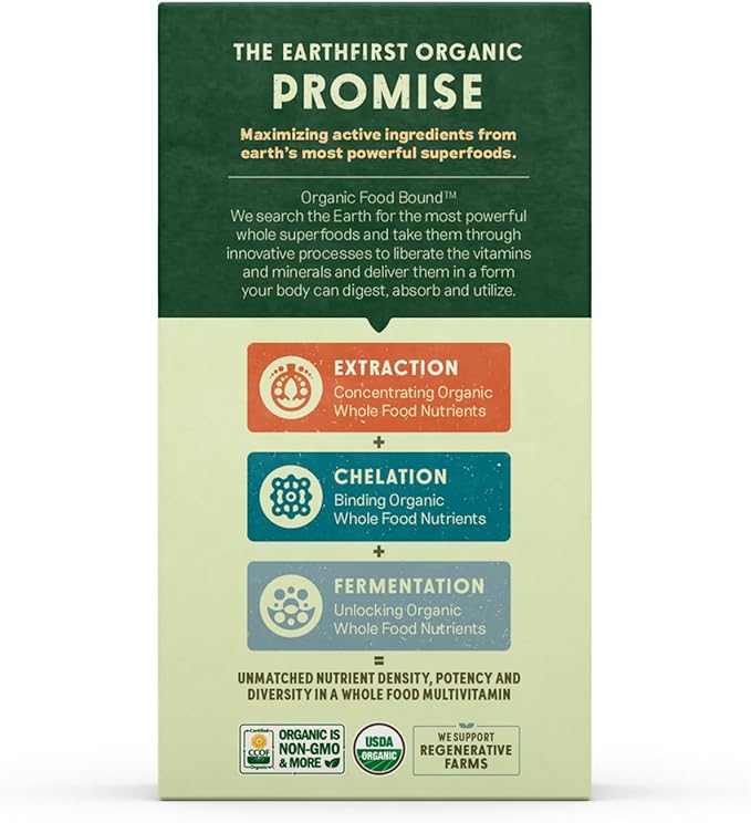 Prenatal Once Daily Multivitamin for Women for Conception, Pregnancy, Postpartum & Breastfeeding, Folate, Iron & Organic Whole Food Blend, 30 Count