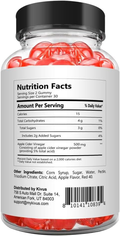 kivus Let’s Keto Gummies - Let’s Keto ACV Gummies (Single, 60 Gummies)