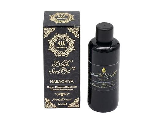 Wadi Shibam Ethiopian Black Seed Oil 99.9% Purity, Cold Pressed, 100ml