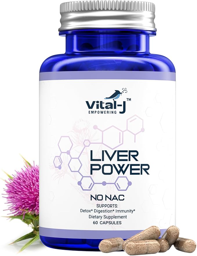 21-in-1 Liver Support Supplement, Liver Cleanse Detox & Repair - W/Milk Thistle, Zinc, Beetroot & Artichoke, Choline & Dandelion Root for Digestion & Immunity - 60 Capsules