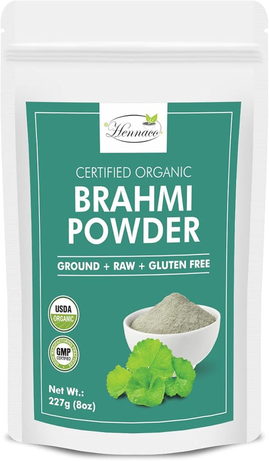 Bacopa Powder - Brahmi Powder, Bacopa Monnieri for Hair Health (227 GMS / 8 Ounces)
