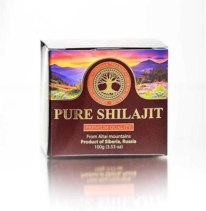 Pure Authentic Shilajit Siberian Mumijo Resin, 100 Grams, 3.5 OZ
