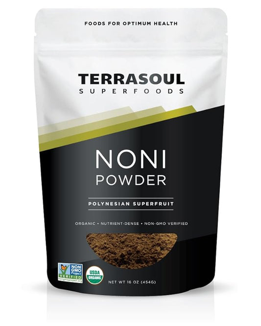 Terrasoul Superfoods Organic Noni Fruit Powder - 16 Ounces