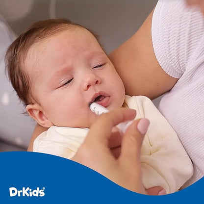 DrKids Probiotic Vitamin D Drops - Supports Infant & Child Gut Health, Helps Reduce Gas, Colic & Fussiness, Baby Probiotic Drops with Vitamin D3, Pediatrician Recommended, Unflavored, 15ml (Pack of 1)