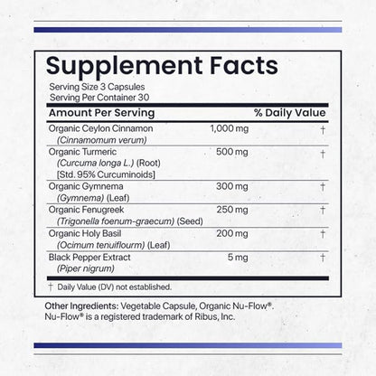 Nature's Pure Blend Ceylon Cinnamon Capsules with Turmeric Curcumin Supplement – Cinnamon Extract for Cell Support – Organic Turmeric Supplement, Herbal Support for Women & Men (2,225mg, 90 Caps)
