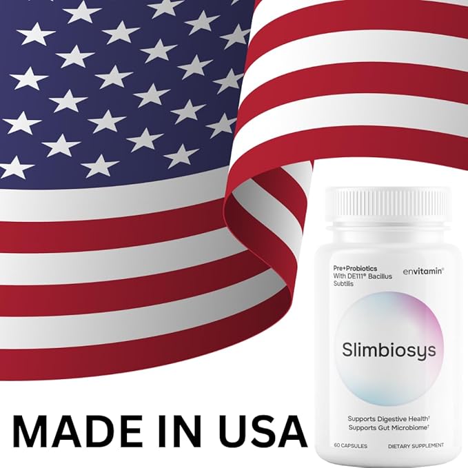 Slimbiosys Ultra Probiotic Capsule - Pre & Probiotics for Women & Men - Support Your Microbiome (2 Pack, Slimbiosys)