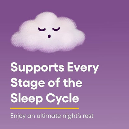 Natural Factors, Stress-Relax Tranquil Sleep Chewable, Supports the Full Sleep Cycle, 120 Count (Pack of 1)