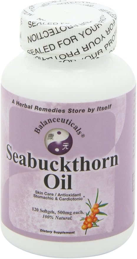 Seabuckthorn Oil, 120 Softgels, 500mg each