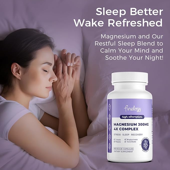 Magnesium Complex Supplement 300mg 90 Capsules and Womens Multivitamins 23 Essential Nutrients 60 Tablets