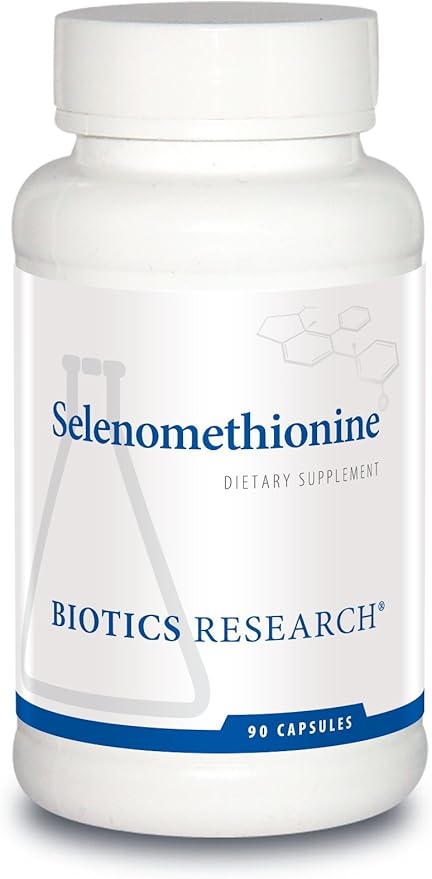 Biotics Research Selenomethionine – High Potency Selenium, Thyroid Gland Function, DNA Production, Cognitive Health, Potent Antioxidant. 90 Capsules