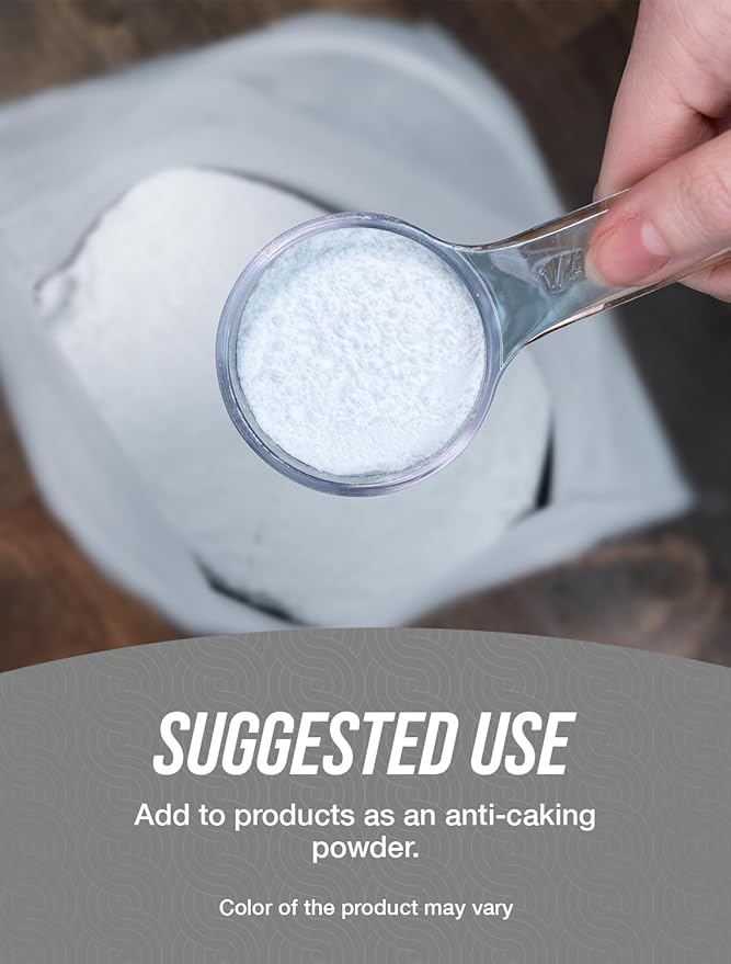 BulkSupplements.com Magnesium Stearate Powder - Anti-Caking, Flowing Agent, & Filler - Magnesium Stearate Food Grade, Servings May Vary - 500g (1.1 lbs) (Pack of 1)