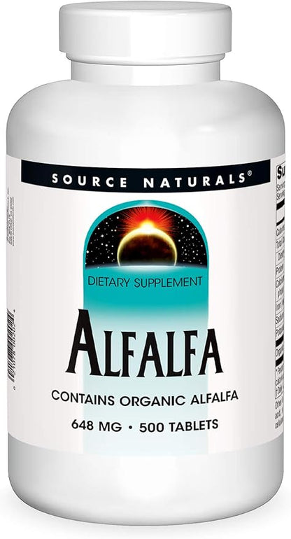 Source Naturals Alfalfa 10 Grain Dietary Supplement - 500 Tablets