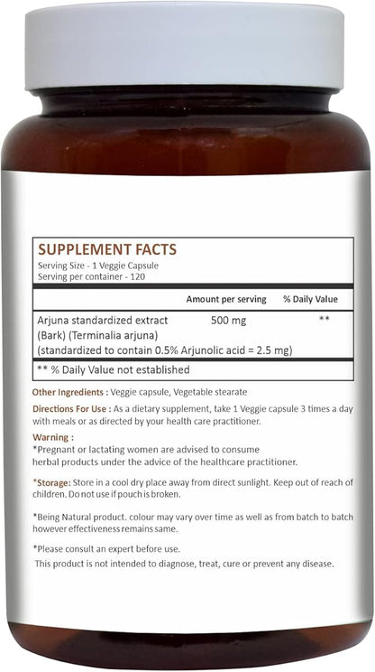 HERBAL HILLS Alfalfa Tablet and Arjuna Capsules Bark Extract Pack of 2 Combo