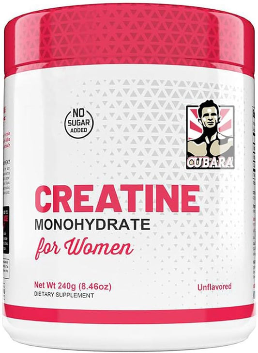 Creatine Monohydrate for Women, 8.46oz, Sugar-Free with Collagen and BCAAs, Unflavored