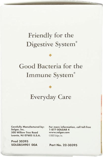 Solgar Advanced Probiotic Complex, 30 Vegetable Capsules - 80 Billion CFU Multi Strain Probiotic - Everyday Care for Digestive & Immune Systems - Non-GMO, Vegan, Gluten & Dairy Free, 30 Servings
