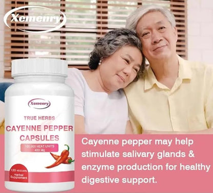 True Herbs Cayenne Pepper Capsules