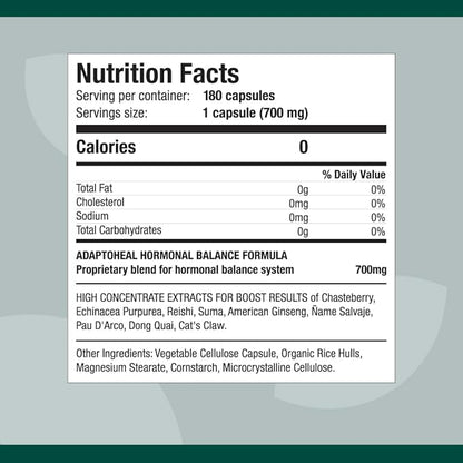 Hormobalance + Immuneheal – Adaptogen Blend (180 Capsules ea.)