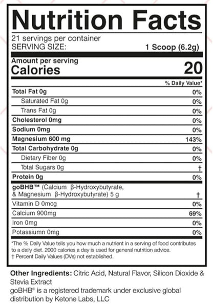 Divine Health Instant Ketones Powder | Raspberry Lemonade | GoBHB Exogenous Ketone Salts | 4.59oz