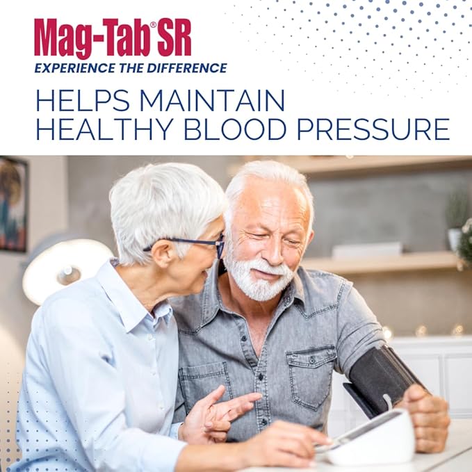 Extended Release Magnesium Lactate Delivery for 10x Better Absorption-Mag-Tab SR (Sustained Release) 100 Count-Supports Sleep, Muscle Cramps, Magnesium Deficiency Health Issue