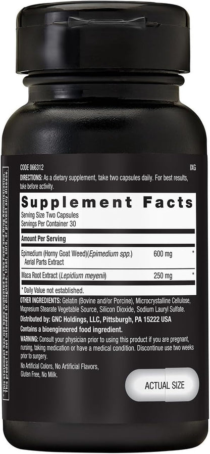 GNC Horny Goat Weed - 60 Capsules