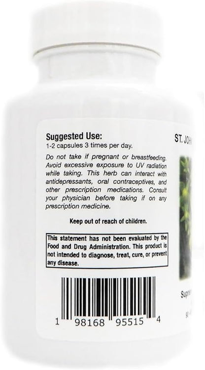 Supreme Nutrition St. John’s Wort Supreme, 90 Pure St. John’s Wort Capsules