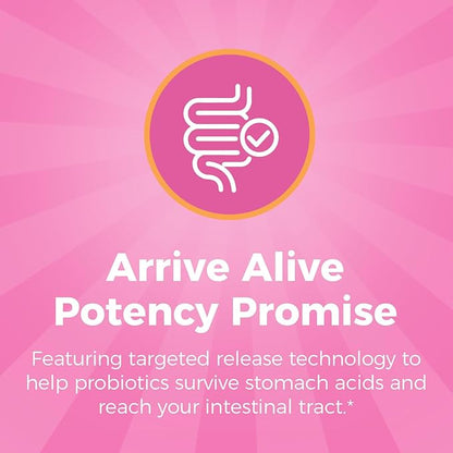 NewRhythm Women's Probiotics, Organic Cranberry for Women's Vaginal Health, 50 Billion CFU 18 Strains, Probiotics and Prebiotics, Support Digestive Health, 60 Vegan Capsules