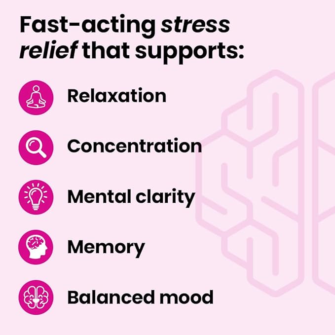 NeuroQ Calm Focus Gummies - Stress Relief Supplement - Supports Mental Function & Relaxation - Sensoril Ashwagandha, Magnesium, GABA, L-Theanine, Andean Cocoa & Kava Kava - 90 Gummies