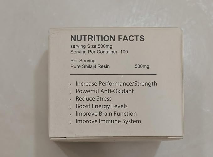 Premium Himalayan Shilajit Resin - 50g Pure & Natural Supplement for Energy, Immunity, and Mental Clarity, Rich in Fulvic Acid & Essential Minerals, Preservative-Free