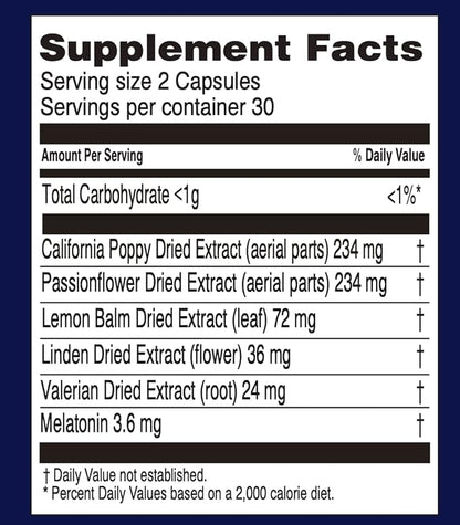 Melatonin 60 caps